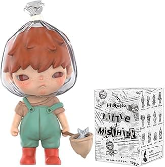 HIRONO Little Mischief Series, Hirono Blind Box Figures, Random Design Action Figures Collectible Toys Home Decorations, Holiday Birthday Gifts for Girls and Boys, Single Box