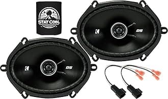 KICKER Speakers 6X8 inch for Ford Edge 2011-2014 Upgrade Kit - Pair of DS Series with Harness, Coaxial Car Audio Front or Rear Door Speaker DSC680, 43DSC6804