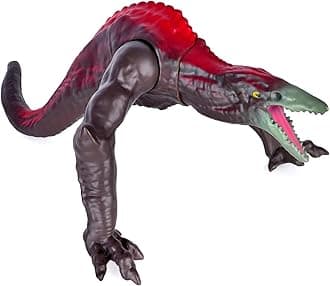 - De-Lite Action Figures PVC Anime Movable Collectible Model Statue Toys (Skull Crawler, Grey with Red Spine, 13cm)