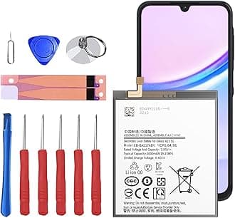 Replacement Battery for Galaxy A15 5G Compatible for Samsung Galaxy A15 5G,SM-A156B SM-A156B/DS SM-A156P SM-A156P/DS SM-A156U1/DS with Tool Kits