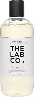 Signature Laundry Detergent Wash. Fragranced with Orange and Lavender. 300ml for up to 20 washes. Non-Bio. For machine washing and hand-washing.