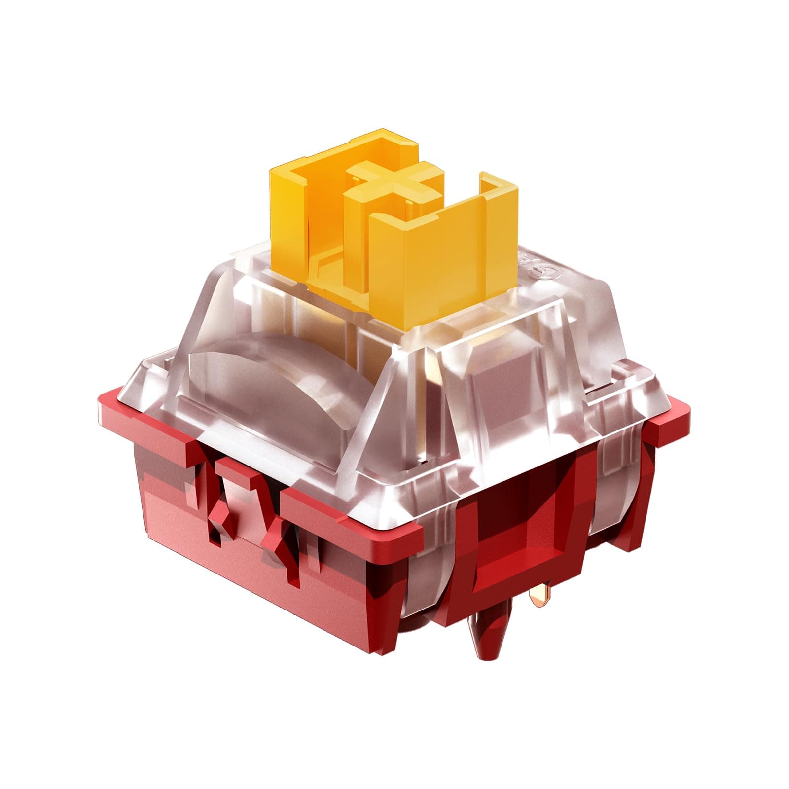 GK GAMAKAY Silent Linear Mechanical Keyboard Switch, 35Pcs/Pack Phoenix Switch 3 Pin Switches for LK67 CK61 CK68 DIY Mechanical Gaming Keyboards (Phoenix Switch)