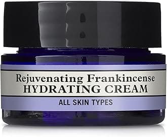 Neal’s Yard Remedies Rejuvenating Frankincense Hydrating Cream | Lightweight and Hydrating Face Cream for All Skin Types with Sodium Hyaluronate |Vegan Face Cream made with Organic Ingredients | 15g