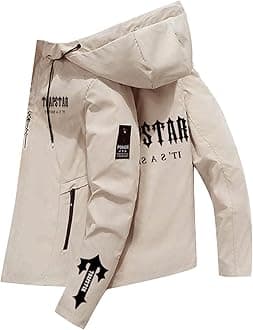 Mens Windproof Jacket Waterproof Lightweight Mountain Sport Jacket for Men Hooded Windbreaker Raincoat