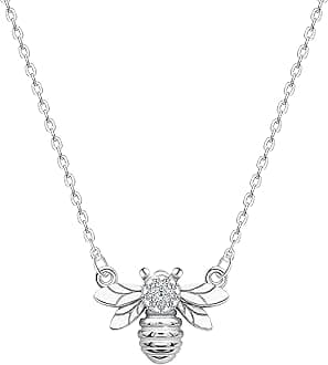Silver Bee necklace