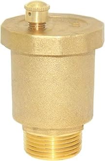 Beduan Brass 10500-VE Automatic Float Valve, 1/2" Male Thread Air Release Valve Air Bleeder Valve Vent Valve