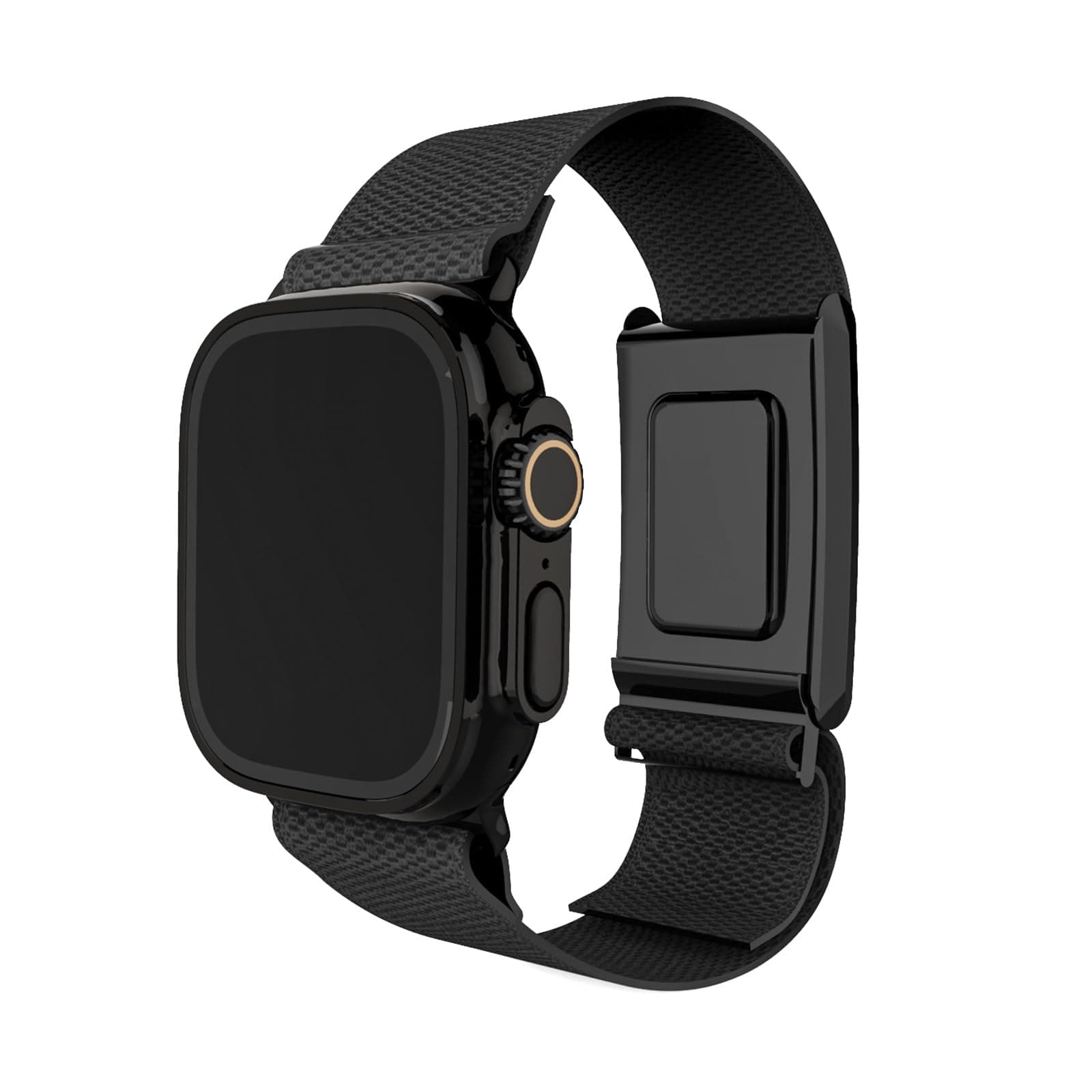 Super Soft Wristband Replacement Strap Compatible for Whoop 4.0 and iwatch, Wrist Band Compatible with Apple Watch & Whoop 4.0 (Black, 38/40/41/42mm)