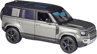 Diecast Model Car 1:24 for Land Rover Defender 110 SUV Alloy Car Model Simulation Scale Metal Model Ornaments Collection Metal Motor Vehicles(Titanium)