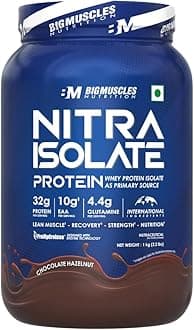 Bigmuscles Nutrition Nitra Isolate (1kg, Chocolate Hazelnut)
