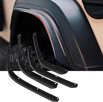 Front & Rear Fender Flares Extensions Set Compatible with Jeep Wrangler JL 2018-2022 Models