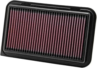 Engine Air Filter: High Performance, Premium, Washable, Panel Filter: 2010-2017 (Swift, Swift IV, Splash, Wagon R, Agila) , 33-2974