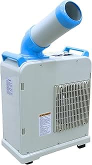 Industrial Spot Air Conditioner – 6000 BTU Portable Air Cooler with R32 Refrigerant, Mobile Spot Cooler for Indoor/Outdoor Use