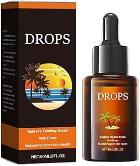 Sunless Tanning Drops – Drinkable Tanning Drops to Formulated to Naturally Enhance Melanin Production and Elevate Your Skin Tone for a Radiant, Sun-Kissed Glow