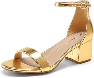 Womens Low-Chunk Low Heel Pump Sandal