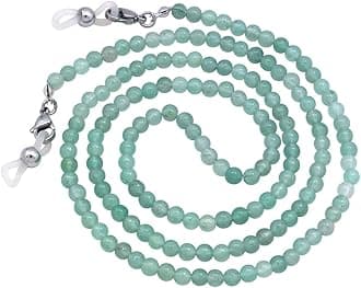 KAI Top Eyeglasses Fashion Beaded Face Mask Holder Lanyard for Women