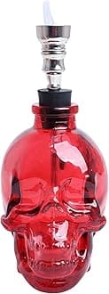 Skull Glass Hookah (Red)