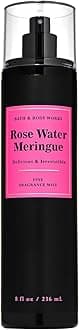 Bath and Body Works ROSE WATER MERINGUE Fine Fragrance Mist 8 Fluid Ounce, 2020 Limited Edition