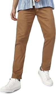 Urbano Fashion Men's Slim Fit Casual Trouser