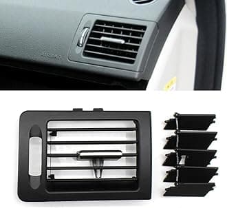 Front Right Air Conditioning Cover Dashboard AC Vent Grille Panel Replacement Trim Compatible With Mercedes Benz W204 C Class 180 200 220 230 260 300 350 2048300854, 2008-2011 (Black Right)