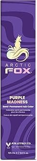 Arctic Fox Purple Madness Semi-Permanent Hair Dye - Vegan, Cruelty-Free, Ammonia-Free - 5.6 fl oz
