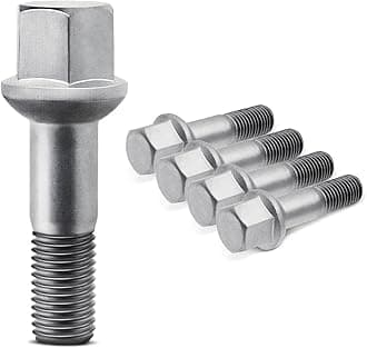 A-Premium 12-PC Wheel Lug Nuts M14-1.5 Compatible with GMC Sierra, Savana, Yukon & Chevrolet Silverado, Avalanche, Suburban, Tahoe, Traverse & Buick Enclave & Cadillac Enclave & Outlook