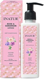 INATURRose and Geranium Lotion 200ml
