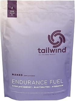 Endurance Fuel, Sports Drink Powder Mix with Electrolytes, Non-GMO, Free of Soy, Dairy, and Gluten, Vegan Friendly, Naked Unflavored, 50 Servings