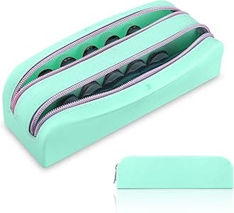 AITIME Portable Daily Contact Lens Organizer, Disposable Dispenser, Travel Color Storage Case Kit With Labeled R & L (Green)