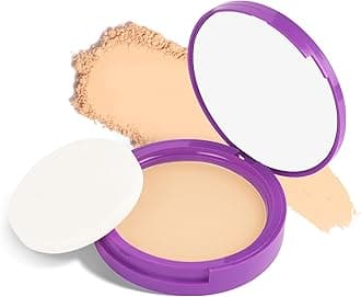 SUGAR POP Longwear Compact with Castor Oil & Vitamin E | PressedSetting Powder with UV Protection | Matte & Long Lasting | 9gm - 03 Honey