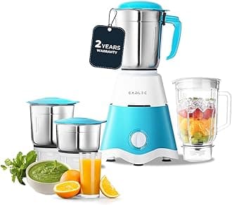 Jarsphere 550W Juicer Mixer Grinder | 4 Versatile Jars for Juicing, Grinding & Mixing | Shockproof ABS Body | Heavy-Duty Motor | 18-Month Warranty