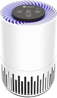 Air Purifier for Home, Quiet Air Cleaner with True HEPA Filter with 4 Speeds and Sleep Mode, Night Light, Odors Dust Mold for Allergens Smokers Pollen Pet Hair