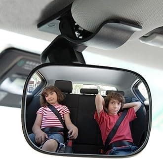 Automotive Interior Rearview Baby Mirror right Wide Angle Convex Mirror for Infant Toddler Child Children Backseat Adjustable Rearview