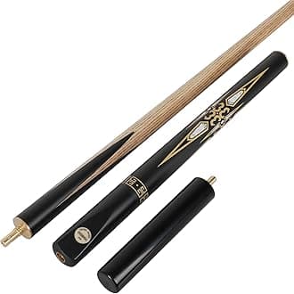 57-inch Handmade Snooker Cue Stick with Extension, Durable Ash Wood Construction, Professional 18 oz Pool Cue, Ideal for Snooker and Billiards