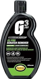 G3 Pro Scratch Remover Liquid 500ml (7164) – Car Scratch Remover for Hand Application – Permanently Removes Fine Scratches, Spreads Easily on Larger Areas