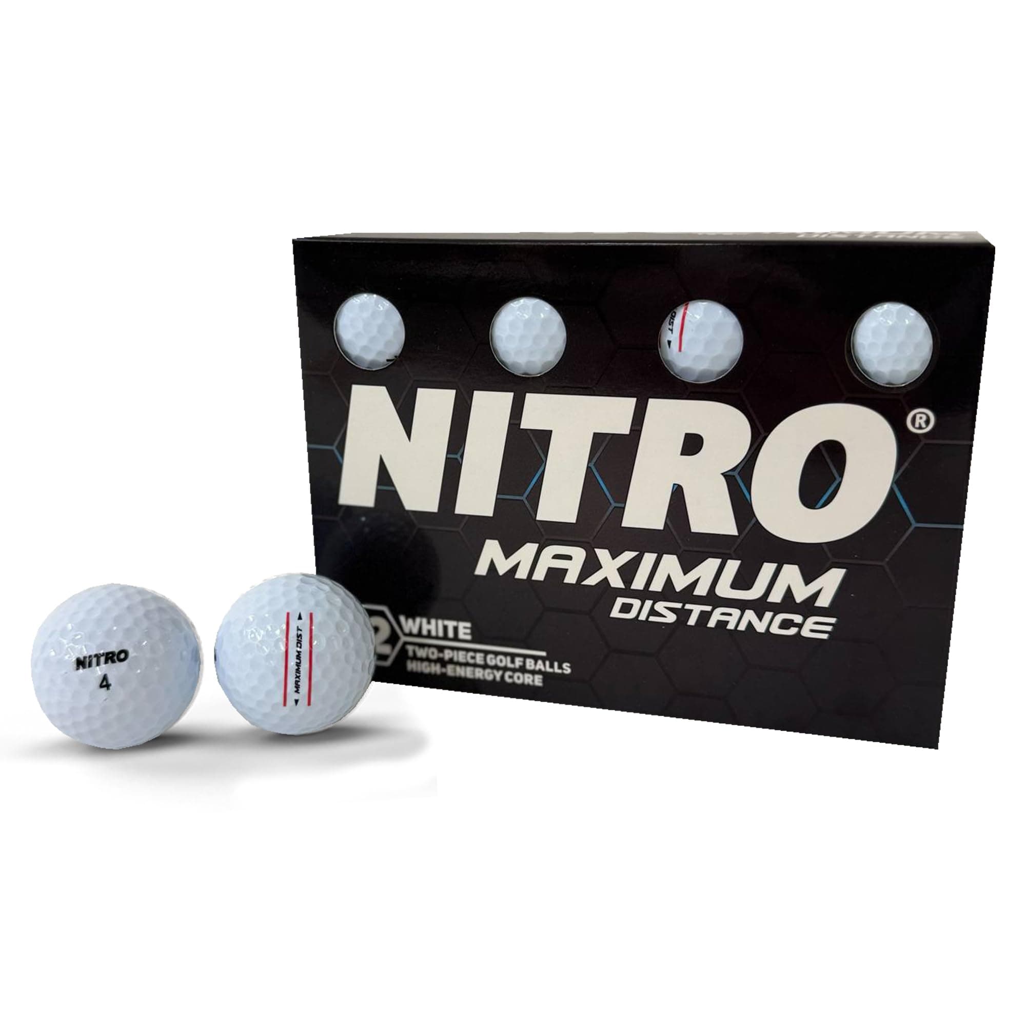 Maximum Distance Golf Ball (12-Pack)