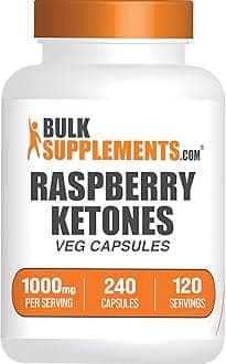com Raspberry Ketones Capsules - Raspberry Ketones Supplement, Antioxidant Source, for Energy Support - Gluten Free, 2 Capsules per Serving, 240 Count (Pack of 1)