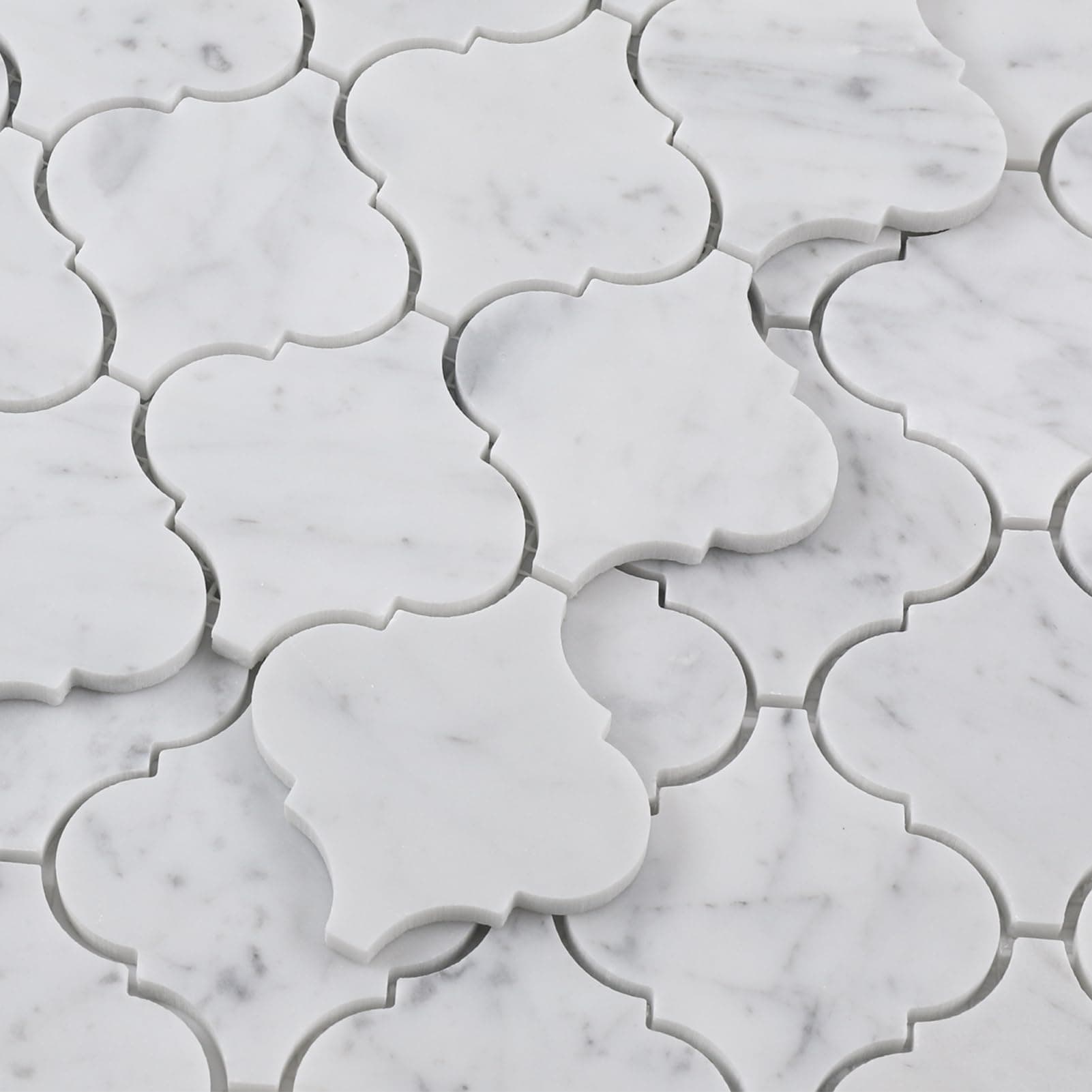 Carrara White Arabesque Tile