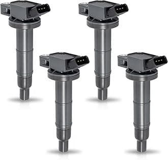 ENA Set of 4 Ignition Coil Pack 2002 2003 2004 2005 2006 2007 2008 2009 Compatible with Toyota Lexus Scion Camry Corolla Matrix RAV4 Solara Highlander tC xB HS250h 2.0L 2.4L V4 coils for UF333 C1330.