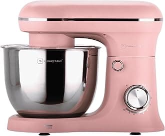 CULINARY CHEF 4.5L Retro Stand Mixer (Pink), 4.75 Quart