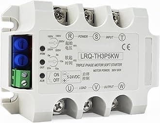 Three/Single Phase Motor Soft Starter Slow Start Module Solid State Relay Decompression and Step-Down Controller(Single 1KW Module)