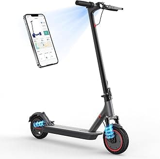 Electric Scooter for Adults, 8.5/10/14" Tires, 19/22Mph, 350W/500W Motor, 21-28 Miles Range, Folding E-Scooter with Dual Suspension,APP Control