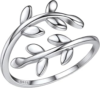 925 Sterling Silver Adjustable Open Ring for Women, Solid Sterling Silver Stackable Ring, knuckle Finger Ring, Pinky Ring, Come with Box