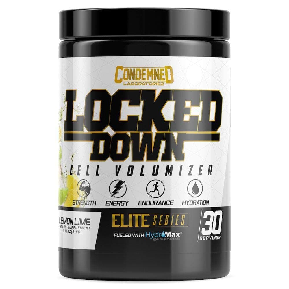 Condemned Labz, Locked Down, Cell Volumizing and Hydration Supplement - 312 Grams (Lemon Lime)