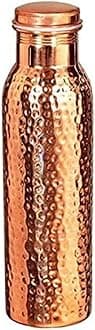 Copper Water Bottle Ayurvedic Water Copper Bottle - Leak-Proof Water Bottle Seal Cap, Joint Free Copper Bottle