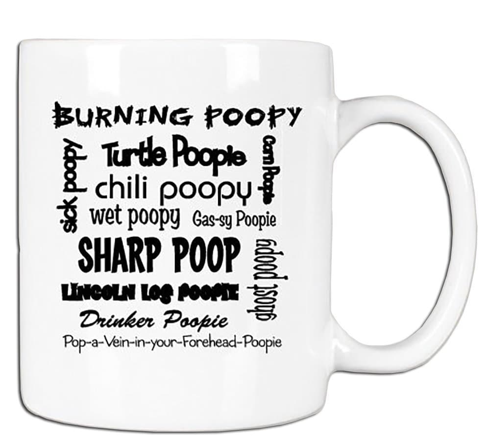 Poop Glossary Coffee Cup - 11oz, Gift Boxed