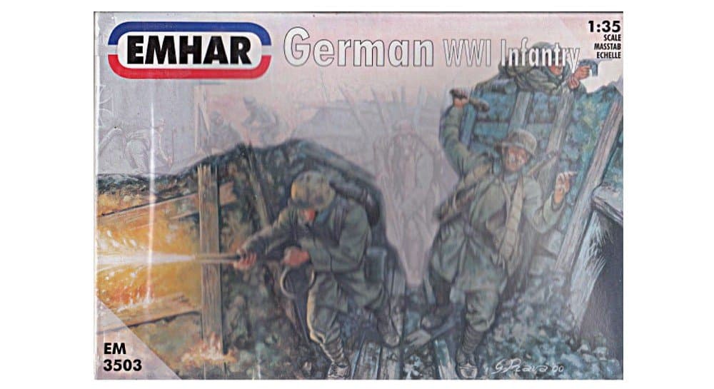 German WWI Infantry Model Building Kit
