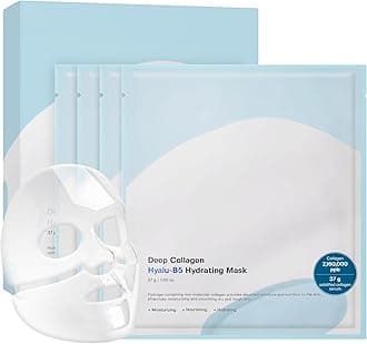 Deep Collagen Overnight mask (4 Count (Pack of 1), Hyalu-B5)