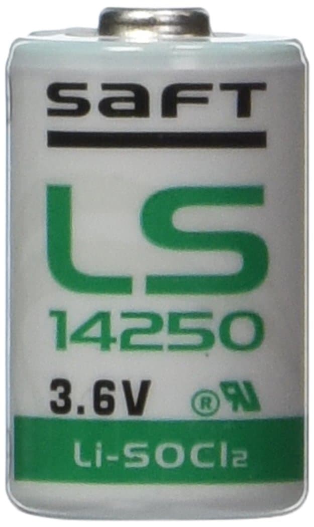 Saft LS-14250 1/2 AA 3.6V Lithium Primary Battery for Mac Computers (2 Pieces)