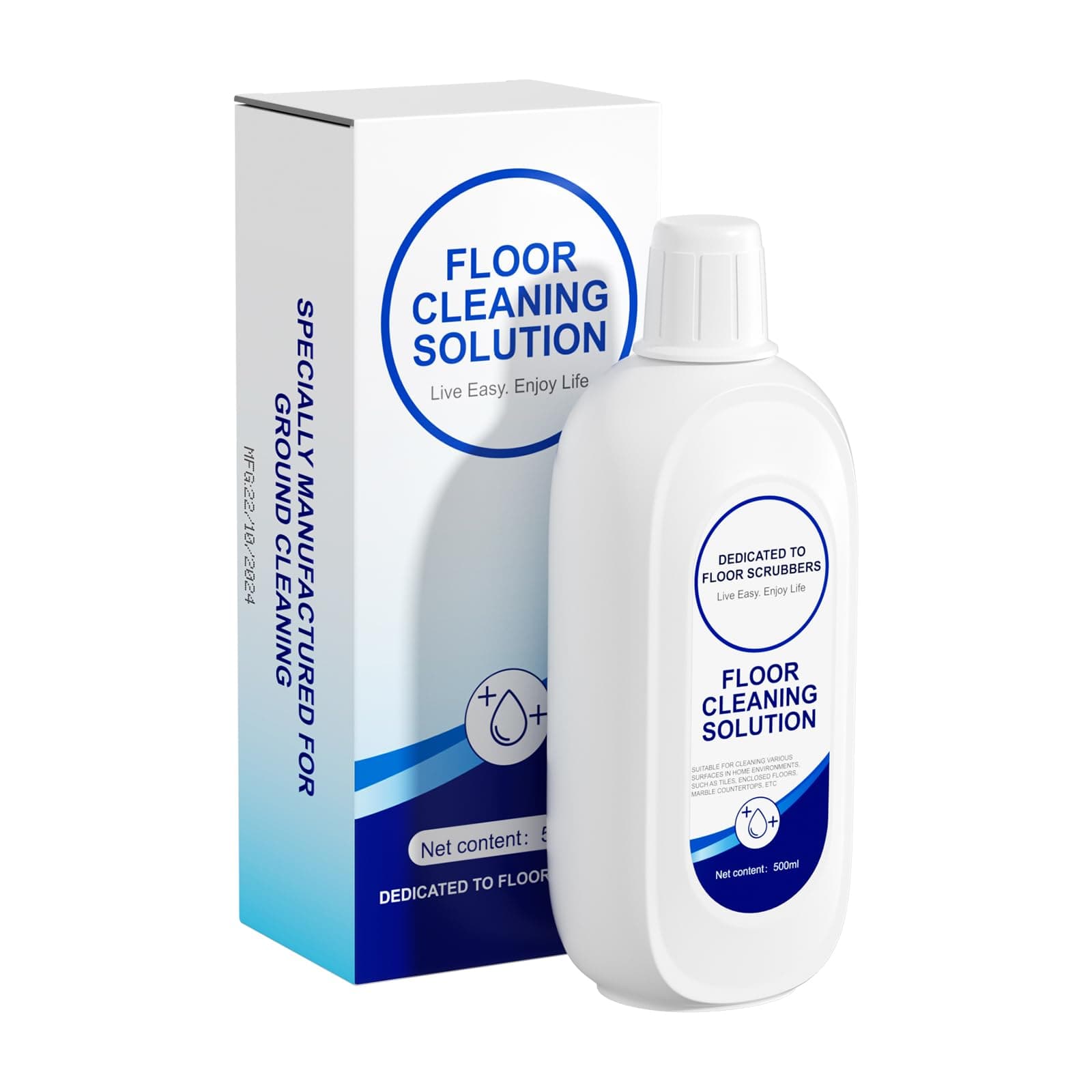 Floor Cleaning Fluid Solution 500ml Original Flavor Cleaning Solution Compatible with Tineco FLOOR ONE S5/S3/IFLOOR3/IFLOOR2/IFLOOR SERIES (【Original flavor】 1 bottle)