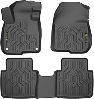 PIT66 Floor Mats Cargo Liner Compatible with 2017-2022 Honda CRV CR-V (Incloud CR-V Hybrid), Heavy Duty TPE 3-Piece Premium, All Weather Cargo Liner alfombras para carro